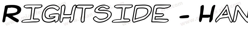 Rightside - Handwrit字体转换